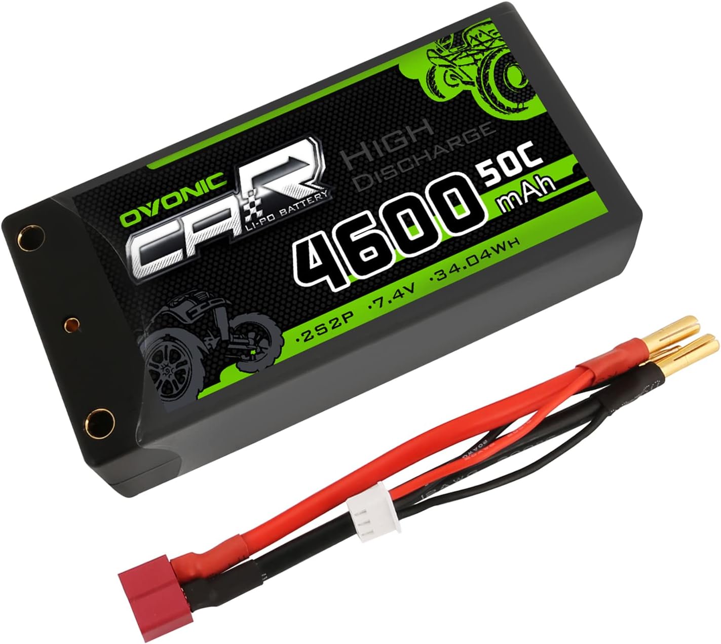 Ovonic 4600mAh 2S 50C Shorty LiPo