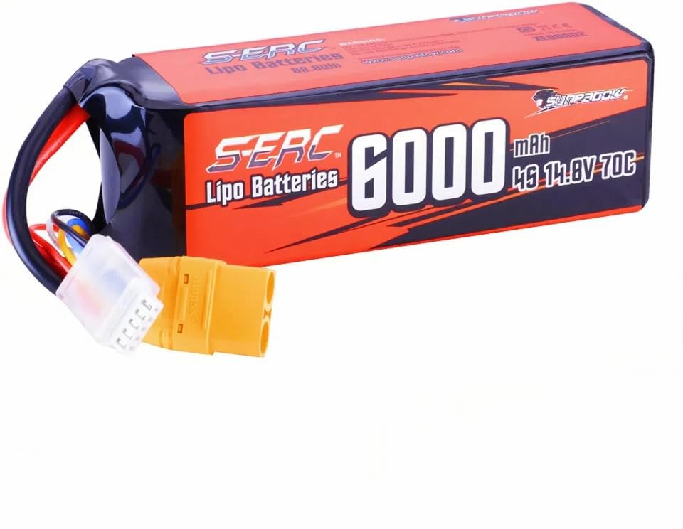Sunpadow 6000mAh 4S 70C LiPo Battery