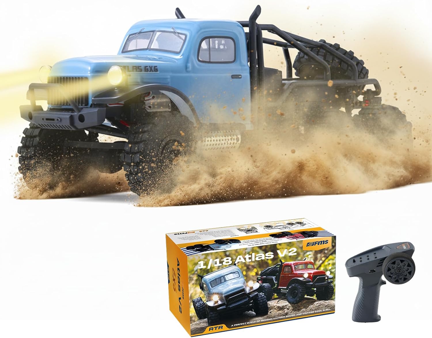 FMS Atlas 4x4 1/10 chassis