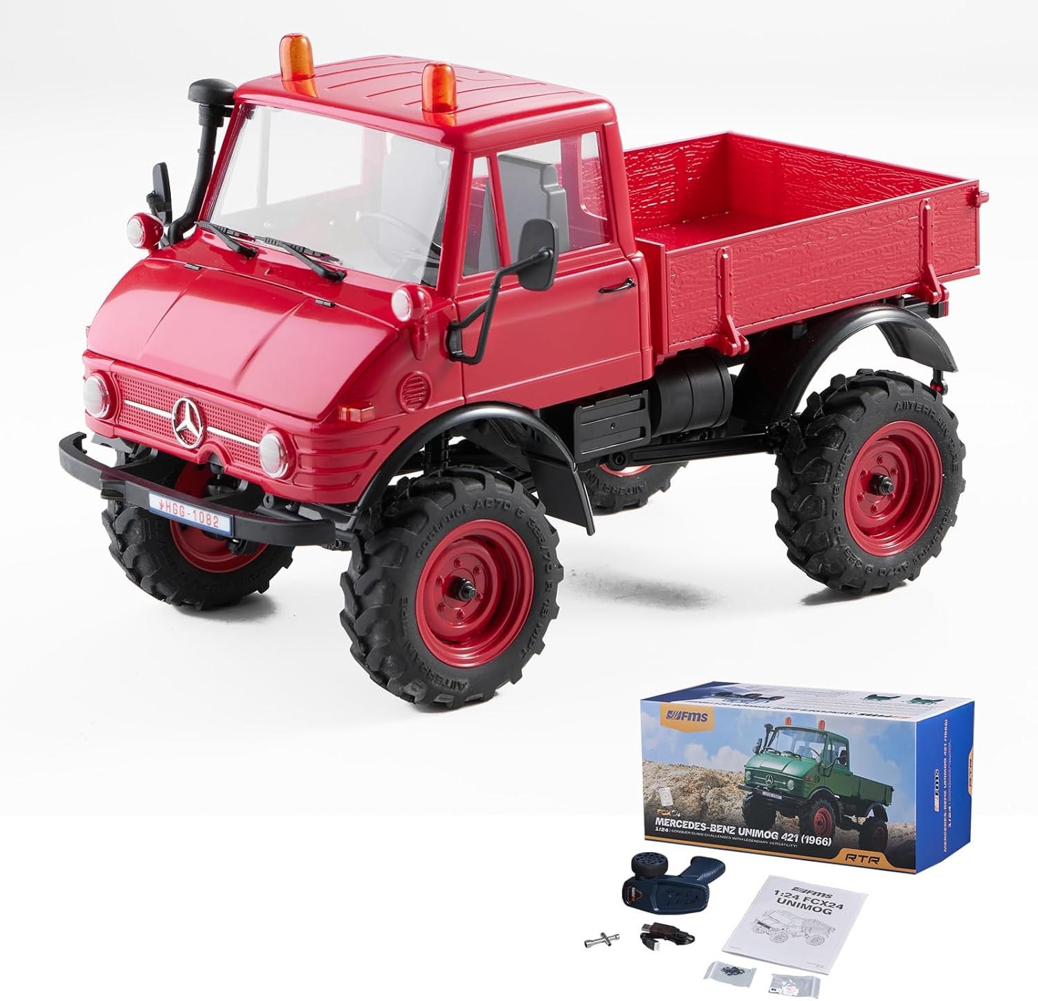 FMS FCX24 Unimog 421 chassis