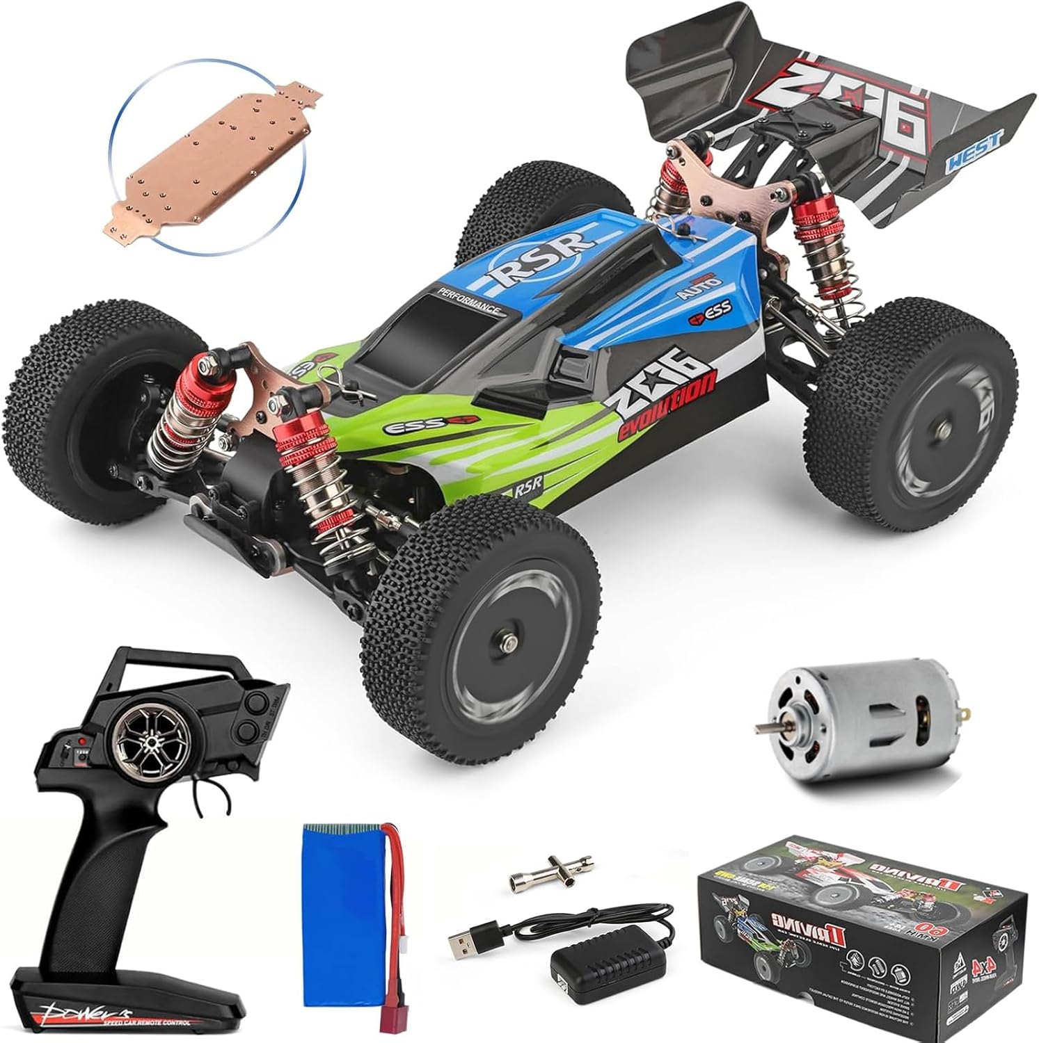 WLToys 144001 Buggy chassis